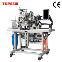 Machine automatique de pose de ceintures élastiques pour sous-vêtements, culottes, slips, boxers