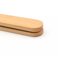 Cuillères doseuses en bois de hêtre personnalisées avec clip de fermeture, cuillère doseuse en bois avec clip et logo pour grains de café et feuilles de thé