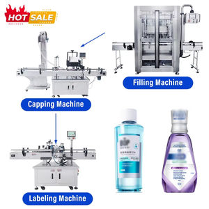 100ml 200 500 750 1L dầu gội đầu tự động chất tẩy rửa làm đầy đóng nắp máy dán nhãn dòng - Product Image 1