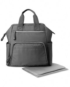 Sac à dos à couches échantillon gratuit, grande capacité, structure à ouverture large avec matelas à langer - Product Image 1