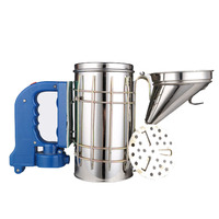 Fumoir à Abeilles Électrique en Acier Inoxydable, Outils d'Apiculture Professionnels, Équipement de Ruche
