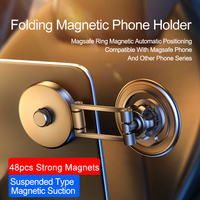 2024 support de téléphone de voiture pliable tendance support magnétique fort bras long support extensible support de suspension Tesla rotatif