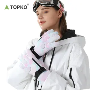 Водонепроницаемые зимние лыжные перчатки с подогревом
