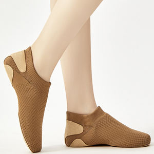 Groothandel Goedkope In Voorraad Low Moq High-Top Soft-Soled Veters Zwarte Jazz Dance Boots Dans Oefenschoenen Volwassen Mannen En Vrouwen - Product Image 1