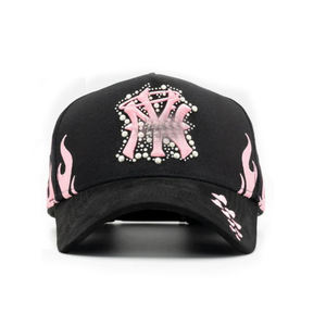 批发夏季可调31帽高拉斯男女通用休闲运动棒球帽三十一帽珍珠水钻 - Product Image 1