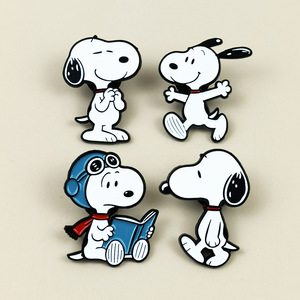 <span class=keywords><strong>WOWEI</strong></span> - Pins de Aleación de Zinc Esmaltados Inspirados en Snoopy, Insignias Vibrantes de Animales de Dibujos Animados - Regalo Coleccionable Duradero y Accesorios para Ropa - Product Image 6