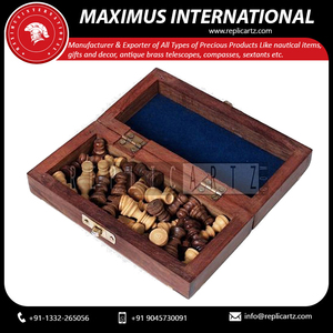 Wooden Indoor Chess Game Decorative Knick Knack Family Board Game Strategy <b>Puzzle</b> Toy for Kids Adults Logical Thinking Gift - Product Image 3