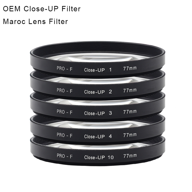 OEM Factory Glass Macro Photography Close-Up Filters for Camera +1+2+3+4+8+10 Sizes Caliber 82mm