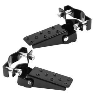 Pédale avant et arrière pliable en acier chromé pour vélo de <span class=keywords><strong>VTT</strong></span>, fourche rétro, pour pédales de 24mm à 38mm de diamètre - Product Image 1