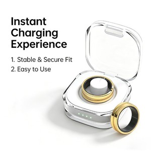 Estuche de Carga Magnético Portátil para <span class=keywords><strong>Anillo</strong></span> Inteligente de Plástico OEM ODM, Batería de 5-10 Días de Duración, Logotipo Personalizado, Base de Carga Rápida - Product Image 3