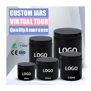 Offre Spéciale Contenants Cosmétiques Vides Luxueux de Grandes Tailles 300ml 500ml 530ml 600ml 1100ml – Ensemble de Pots en Plastique - Product Image 1