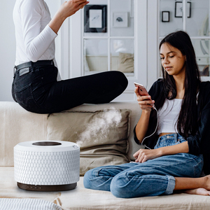 SCENTCARES Smart Fragrance Stoneware 500ml Ultrasonic Air Aroma Difusor de cerámica Humidificador de piedra con altavoz <span class=keywords><strong>Bluetooth</strong></span> - Product Image 5