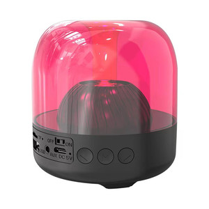 Mini Altavoz Inalámbrico F7 con Luz LED, Cristal Transparente, <span class=keywords><strong>Sonido</strong></span> Envolvente 3D <span class=keywords><strong>para</strong></span> Automóvil, con Micrófono Integrado - Product Image 3