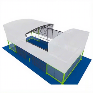 Techo eléctrico personalizado para exteriores, apertura y cierre automático, <span class=keywords><strong>cancha</strong></span> <span class=keywords><strong>de</strong></span> Pádel <span class=keywords><strong>de</strong></span> 10*20M, <span class=keywords><strong>cancha</strong></span> <span class=keywords><strong>de</strong></span> Pádel profesional - Product Image 1