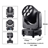 Projecteur LED mobile 7*60W Bee Eye Disco 4-en-1 avec effets Wash, Rotation, Beam, RGBW pleine couleur, DMX512, éclairage DJ pour KTV