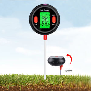 Medidor de <span class=keywords><strong>pH</strong></span> do Solo 5 em 1, Testador <span class=keywords><strong>Digital</strong></span> de Solo, Medidor de Umidade e Temperatura, Instrumento de Pesquisa do Solo, Medidor de Acidez e Alcalinidade - Product Image 1