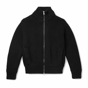 <span class=keywords><strong>Cardigan</strong></span> Invernale da Uomo 2025 in Misto Lana/Acrilico <span class=keywords><strong>con</strong></span> Zip e Collo Alto - Product Image 1