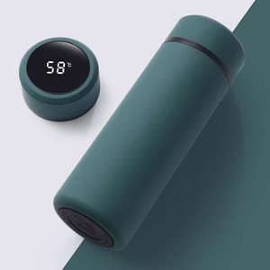 Botella de agua inteligente Led 400 de acero inoxidable de doble pared de 304 ml, taza aislada al vacío para beber directamente - Product Image 5