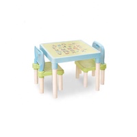 Ensemble table et chaise pliables colorées pour la maternelle et l'école