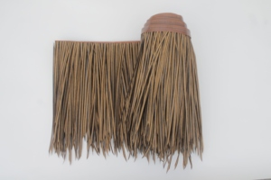 Bán Buôn Giá Rẻ Đa Màu Sắc Mô Phỏng Thatch Palm Bãi Biển Ô Với Đồng Bằng Mái Ngói Bãi Biển Palm Tatched Lá Thatch - Product Image 2
