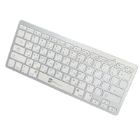 R8 1816 Keyboard Mini Nirkabel Bluetooth Ultra Tipis Portabel untuk Komputer Kantor, Laptop, dan Tablet