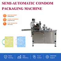 Machine d'emballage de préservatifs à bon prix, scelleuse à quatre côtés pour préservatifs en caoutchouc de latex, ensacheuse de sachets en aluminium