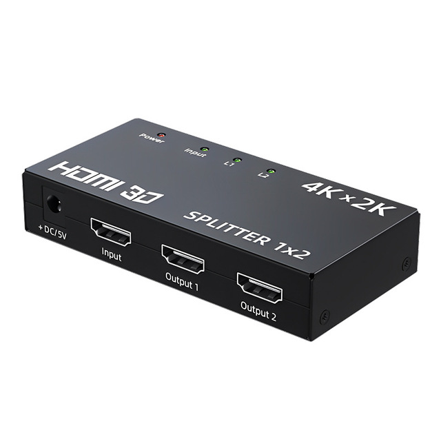 YUNMAER for Splitter One-to-Two 4K Series One-in-Two-Out Metal HD
