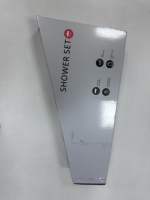 Robinet thermostatique monocommande en acier inoxydable 304 brossé, portable, pour eau chaude et froide, avec jet doux et fonction pluie, idéal pour appartement et hôtel