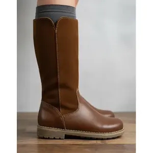 Bottines en cuir pour filles avec motif de chaton - Product Image 6