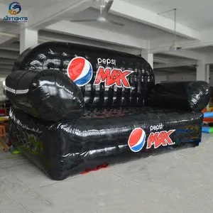 वायुरोधी शैली कस्टम लोगो आउटडोर टिकाऊ बड़ी Inflatable सोफे गुब्बारा