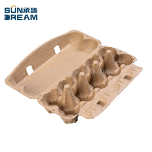 10 Cái Khay Đựng Trứng Đất Có Thể Phân Hủy Trực Tiếp Từ Nhà Máy Sản Xuất Theo Yêu Cầu Khay Đựng Trứng Giấy Màu Tự Nhiên Bảo Vệ Môi Trường - Product Image 1