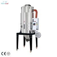 Séchoir à trémie Euro en acier inoxydable, capacité 150 kg 230 L, thermostat automatique, économie d'énergie, machine de séchage de résine, chauffage électrique 9 kW
