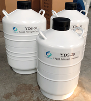 Réservoirs de semence 1L/2L/3L/6L/10L/15L/20L/30L/35L/47L/50L, conteneur d'azote liquide Dewar pour l'insémination artificielle
