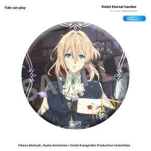 Modelli esplosivi magnetici doppio Flash processo Badge viola <span class=keywords><strong>Evergarden</strong></span> Anime Pin Blind Box giapponese fonte di animazione - Product Image 4