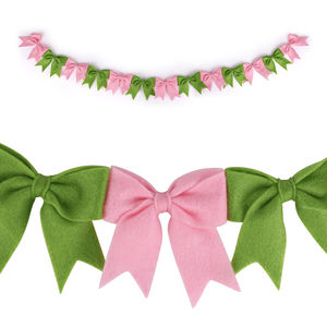 Lazo de Fieltro de 10 cm Personalizable en Colores del Arcoíris, Pancarta de Cumpleaños para Bodas, Aniversarios, Decoración de Exteriores y Festividades - Product Image 4