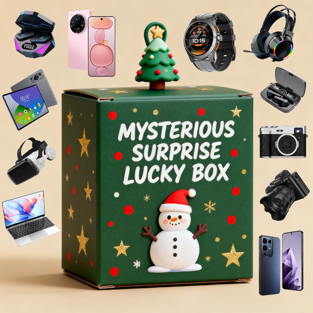 Hot Selling Randomly Smart Watches Smartphone Popular Earphones 3C Electronic Products in Mystery Box Blind Box Advanced Gifts