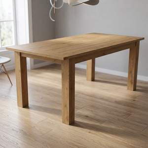 Mesa de Comedor Rectangular Moderna de Lujo, Fabricada con Madera de Teca Reciclada, Resistente al Agua, para Exteriores, 180x90cm, Ecológica, para 8 Personas, para Jardín - Product Image 3