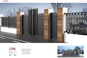 Portail battant en aluminium pour maisons, idéal pour les entrées principales, allées et murs de clôture, en métal industriel d'extérieur, au meilleur prix - Product Image 3