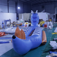 Pas cher adultes gonfler bateau d'eau nouveau dragon conception bateaux de sports nautiques 12 sièges ou personnalisé Dragon Ship
