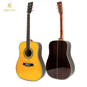 OEM Custom Support High-End 41Inch Solid Spruce <b>Top</b> Nylon <b>Strings</b> Rounded Corner Professional Performance Acoustic Guitar - Product Image 1