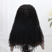 Парик Foxen Glueless Kinky Curly из натуральных волос 15A класса с сохраненной кутикулой, 13x4 HD кружевной фронтальный парик из человеческих волос для чернокожих женщин, оптом