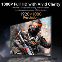 VegGieg Prolongateur HDTV 4K HD via Ethernet, un seul câble Cat 5e/6, 60M, avec KVM USB