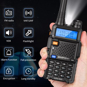 Walkie Talkie Baofeng UV 5R de 5W, <span class=keywords><strong>Radio</strong></span> CB Portátil de Doble Banda VHF UHF FM, Transceptor de <span class=keywords><strong>Radio</strong></span> Bidireccional UV82 <span class=keywords><strong>UV9R</strong></span> Plus - Product Image 2
