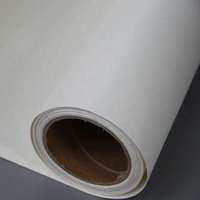Rollo de Lienzo de Poliéster para Impresión de Inyección de Tinta, 220 g/m², Mate, 44 Pulgadas, para Imprimir en Plotter
