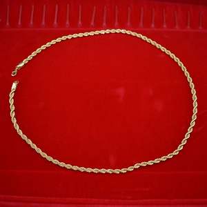 Cadena de Eslabones Torcidos de 5 mm de Acero Inoxidable Chapado en Oro de 18K, Collar Unisex al por Mayor, Estilo Hip Hop, para Aniversario - Product Image 6