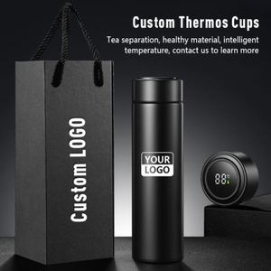 500ml Luxury LED Digital <b>Smart</b> Temperature Display Thermos Stainless Steel Flask Cup for Water Travel-Intelligente Intelligente - Product Image 6