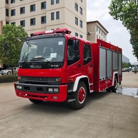 Nouveau camion de pompiers diesel 4x2 avec réservoir de 3001-5000L, norme Euro 3, télécommande, vente de camions de lutte contre l'incendie