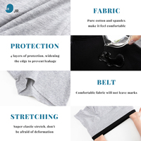 Culotte culotte 4 couches en coton OEM respirante sans odeur pour les menstruations des femmes sous-vêtements menstruels sans PFAS pour hommes