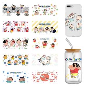 สติกเกอร์ติดแก้วน้ำ 20 ออนซ์ กันน้ำ เป็นมิตรกับสิ่งแวดล้อม ลายการ์ตูนสาวน้อยน่ารัก สไตล์คิวท์ ลายแมว 16 ออนซ์  แบบ UV DTF สำหรับหุ้มแก้ว - Product Image 2