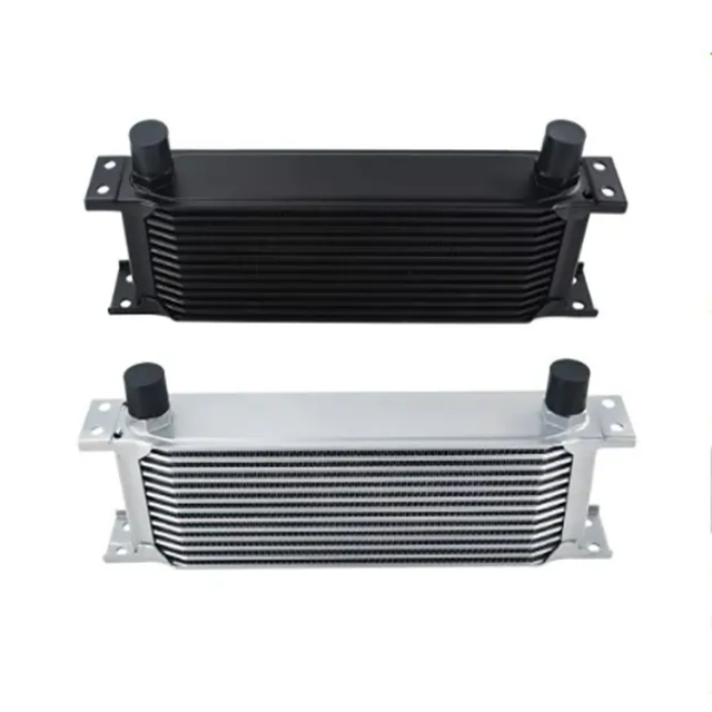 Aluminum Alloy Oil Cooler Transmission Oilcooler 13 Rows with Oil Cooler Kit